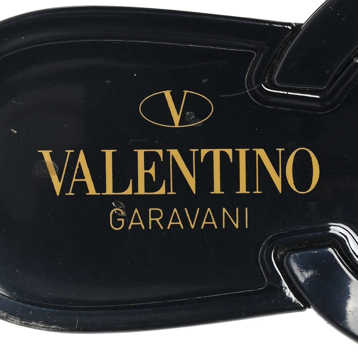 Valentino Garavani PVC Jelly Rockstud Bow Thong Sandals 40 Black 8 of 8