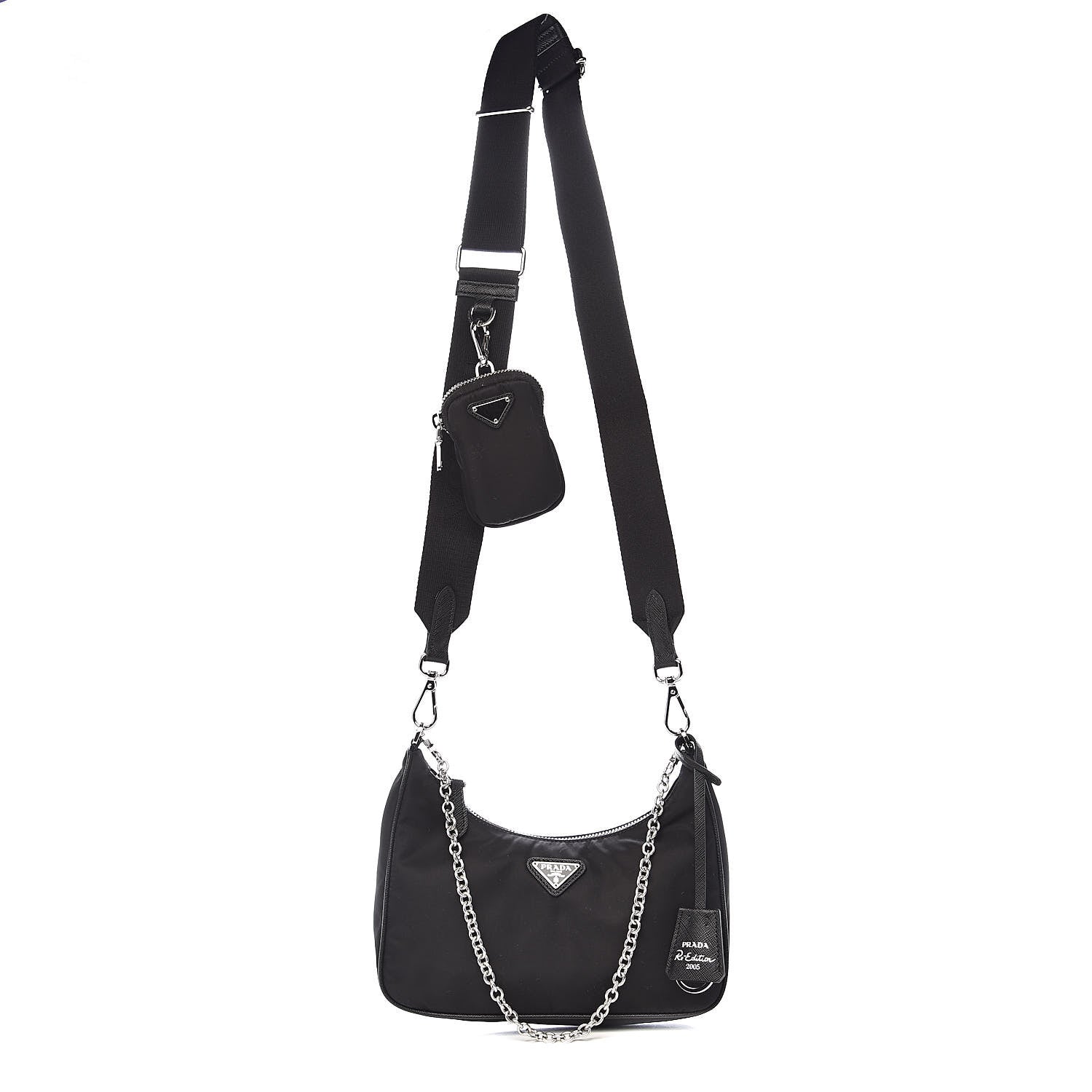 Prada Nylon Re-Edition 2005 Shoulder Bag Black 1 of 12