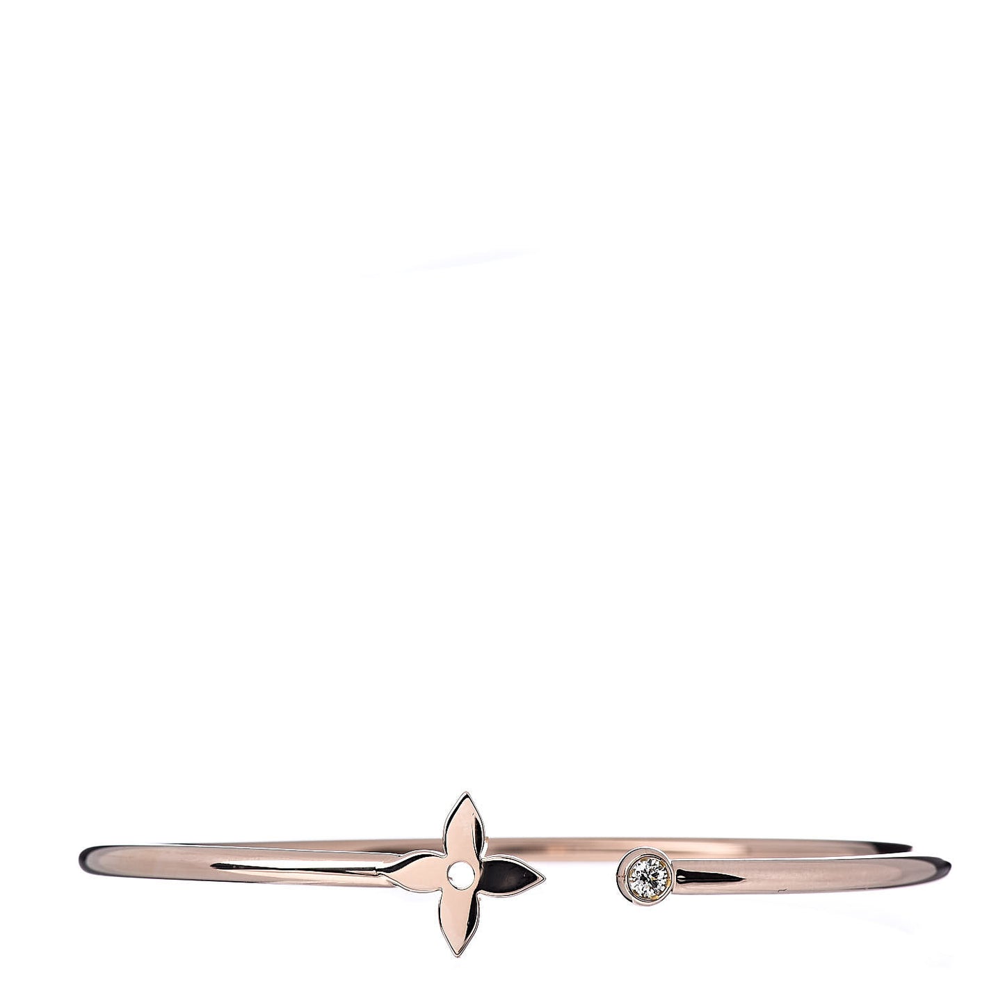 18K Pink Gold Diamond Idylle Blossom Twist Bracelet
