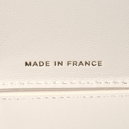 Chanel Lambskin Quilted Book Card Holder on Chain Black 7 of 12
