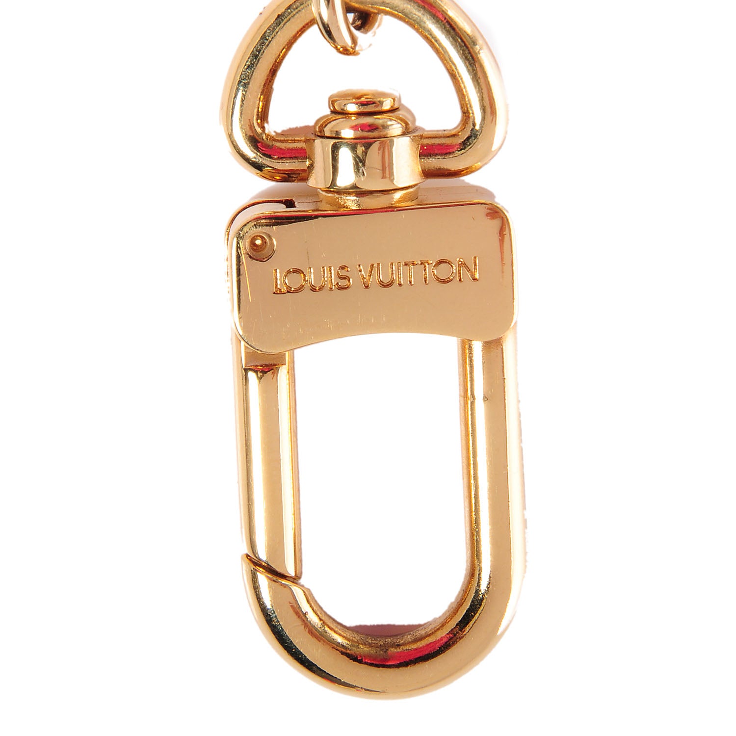 Louis Vuitton Pochette Extender Key Ring Gold 4 of 4