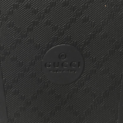 Gucci Rubber Logo Stamped Mens Slide Sandals 41 Black 6 of 6