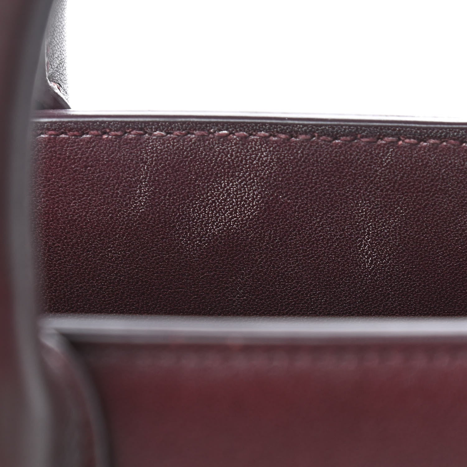 Saint Laurent Calfskin Nano Sac De Jour Dark Amaranto 11 of 11