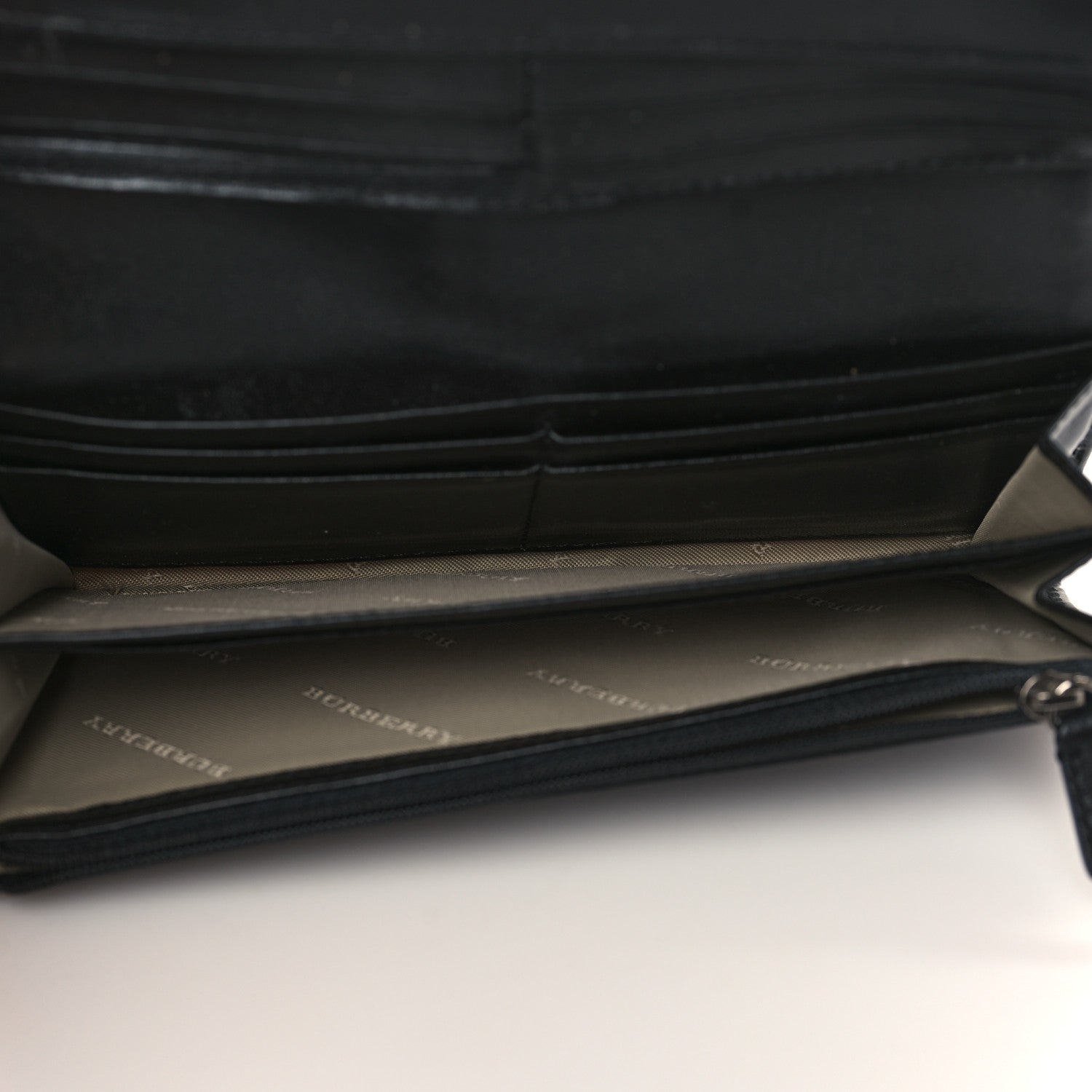 Burberry Supernova Check Penrose Continental Wallet Black 5 of 6