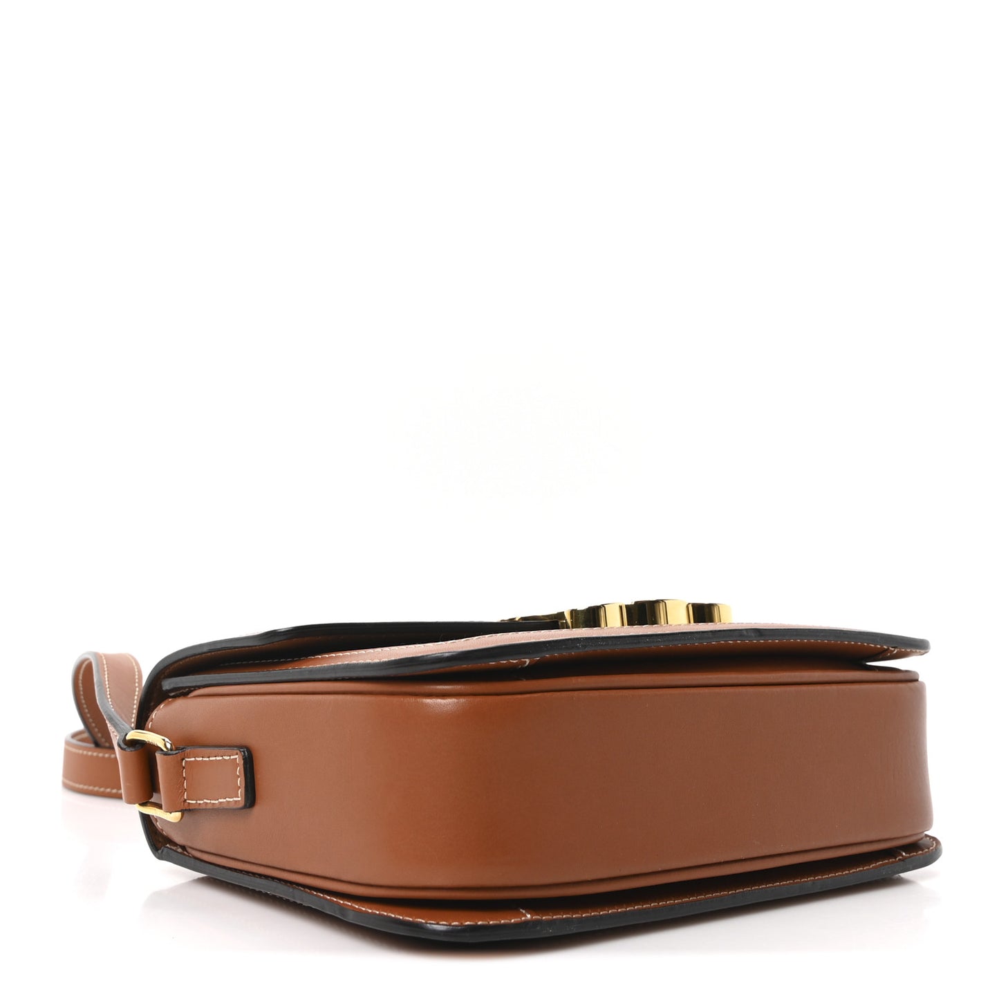 Textile Natural Calfskin Classique Triomphe Khaki Tan