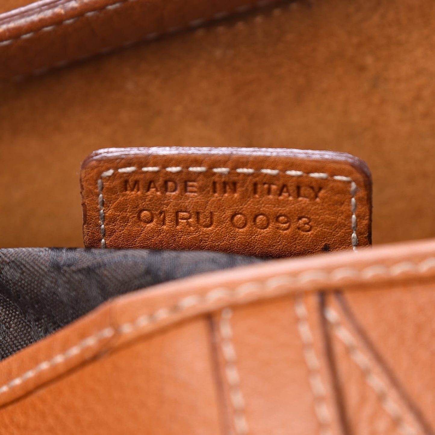 Calfskin Saddle Bag Tan