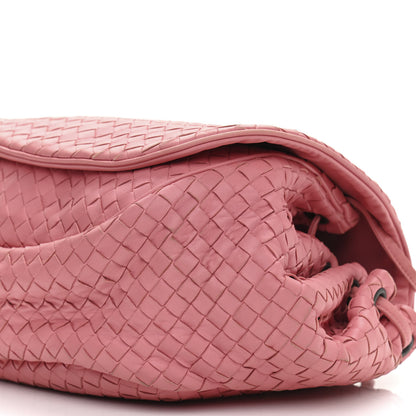 Bottega Veneta Nappa Intrecciato Messenger Bag Petal Pink 10 of 11