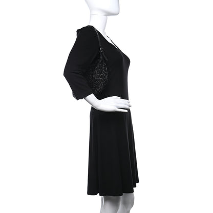 Fendi Beaded Small Oyster Black 3 of 11