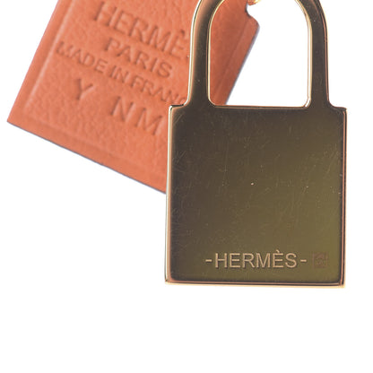 Hermes Swift Small O'Kelly Pendant Necklace Orange 5 of 7
