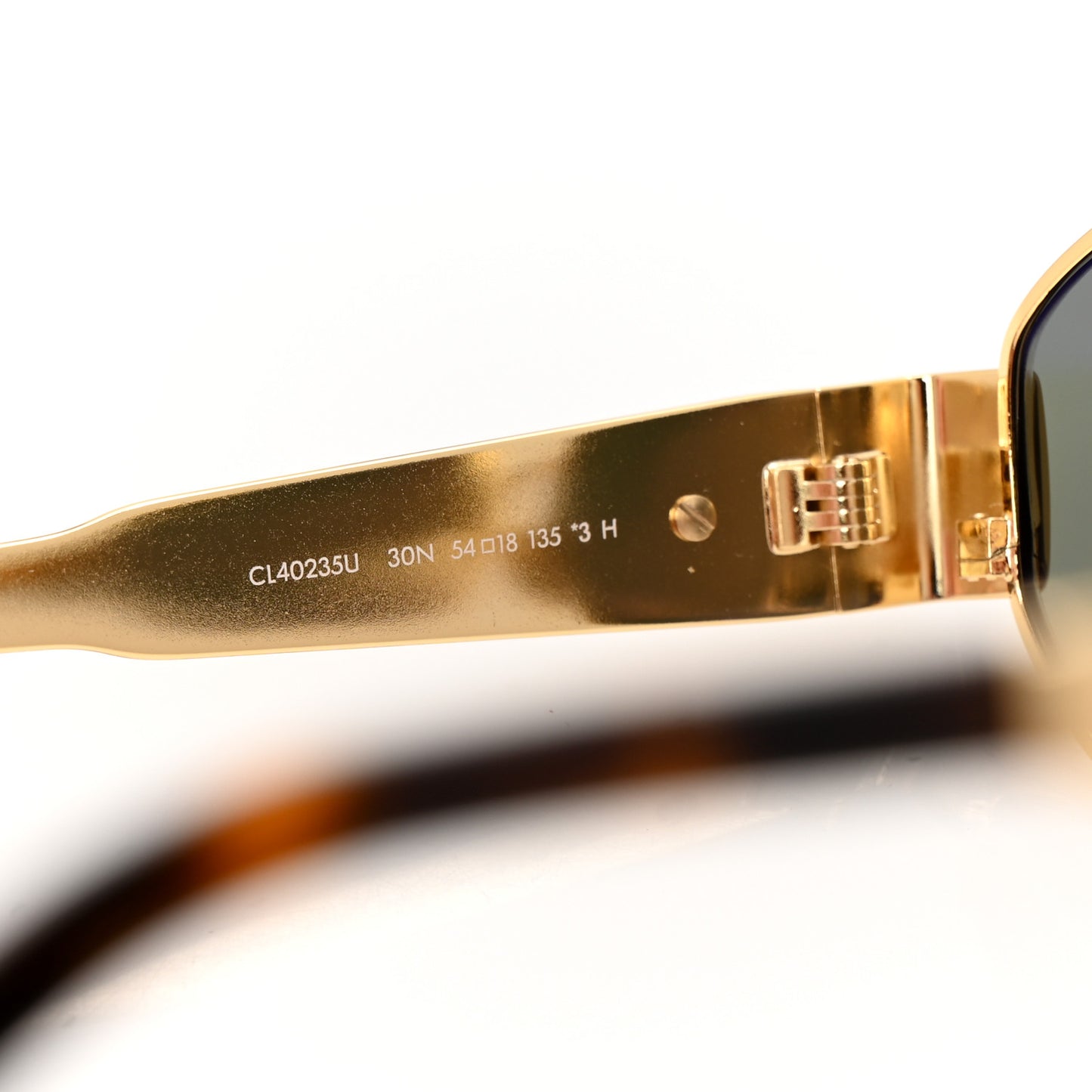 Metal Triomphe 01 Sunglasses CL40235U Gold Green