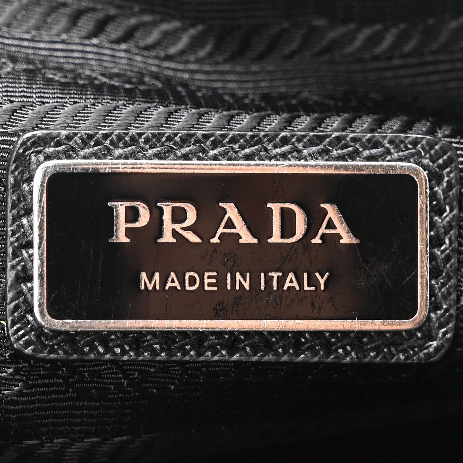 Prada Re-Nylon Saffiano Shoulder Bag Black 6 of 10
