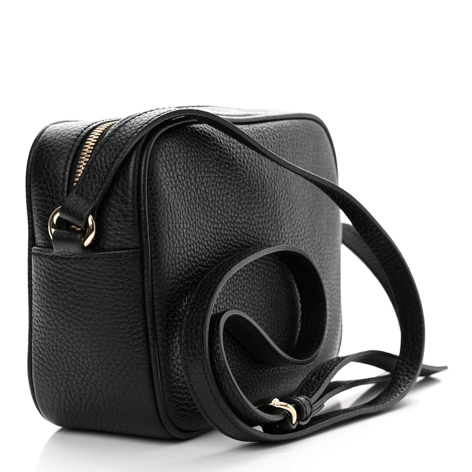 Gucci Pebbled Calfskin Small Soho Disco Bag Black 3 of 12