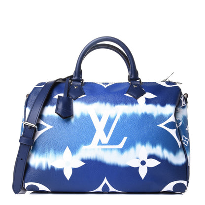 Louis Vuitton Monogram Escale Speedy Bandouliere 30 Blue 1 of 4