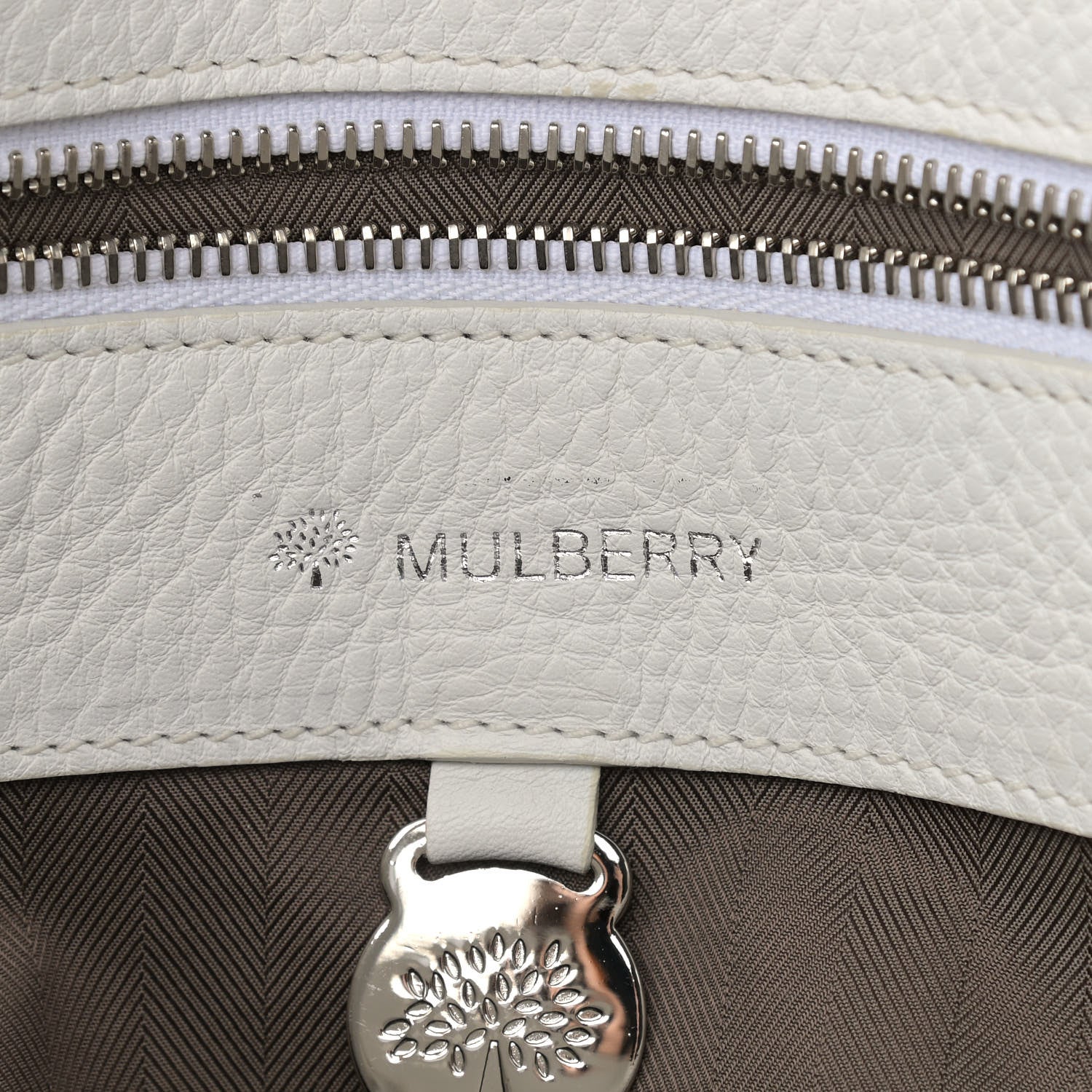 Mulberry Natural Leather Bayswater White 6 of 19