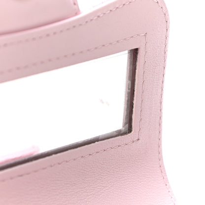 Chanel Lambskin Quilted Top Handle Clutch With Chain Light Pink 11 of 12