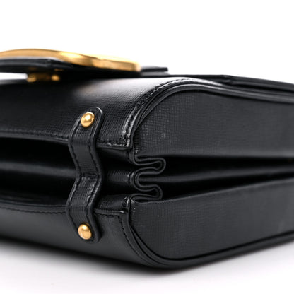 Valentino Garavani Grainy Calfskin Stud Sign Shoulder Bag Black 9 of 14