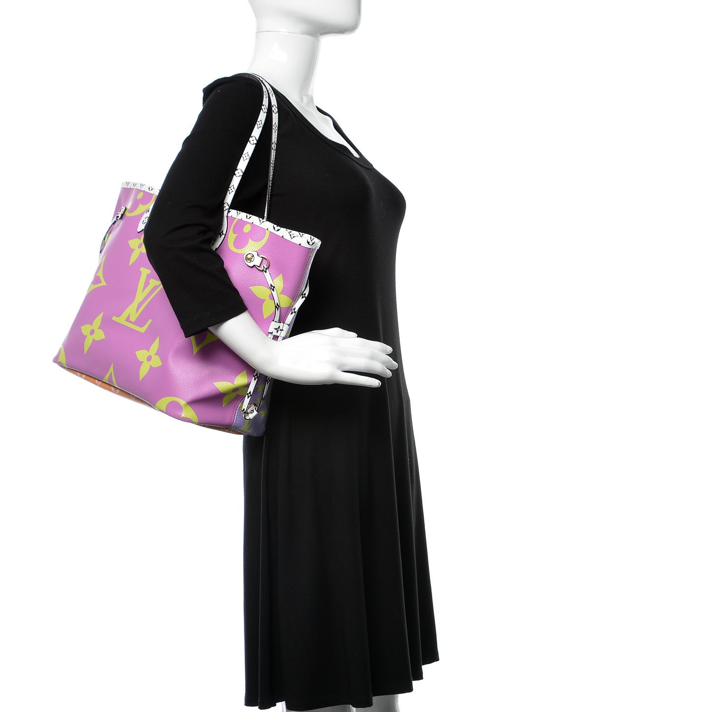 Monogram Giant Neverfull MM Pink Lilac