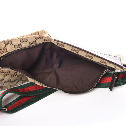 Gucci Monogram Web Belt Bag Dark Brown 5 of 10