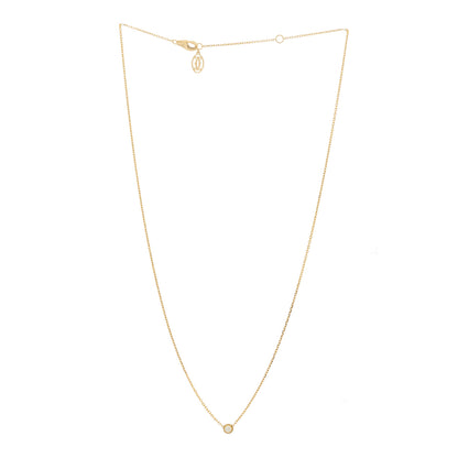 Cartier 18K Yellow Gold Diamond XS D'Amour Pendant Necklace 3 of 5