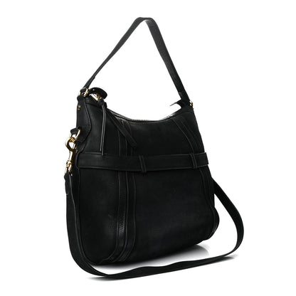 Gucci Calfskin Medium GG Running Hobo Black 3 of 9