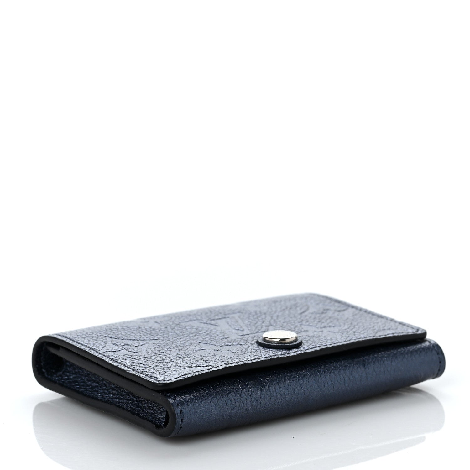 Louis Vuitton Metallic Empreinte Business Card Holder Navy Nacre 4 of 8
