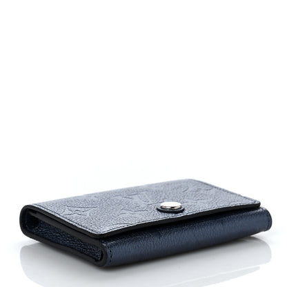 Louis Vuitton Metallic Empreinte Business Card Holder Navy Nacre 4 of 8