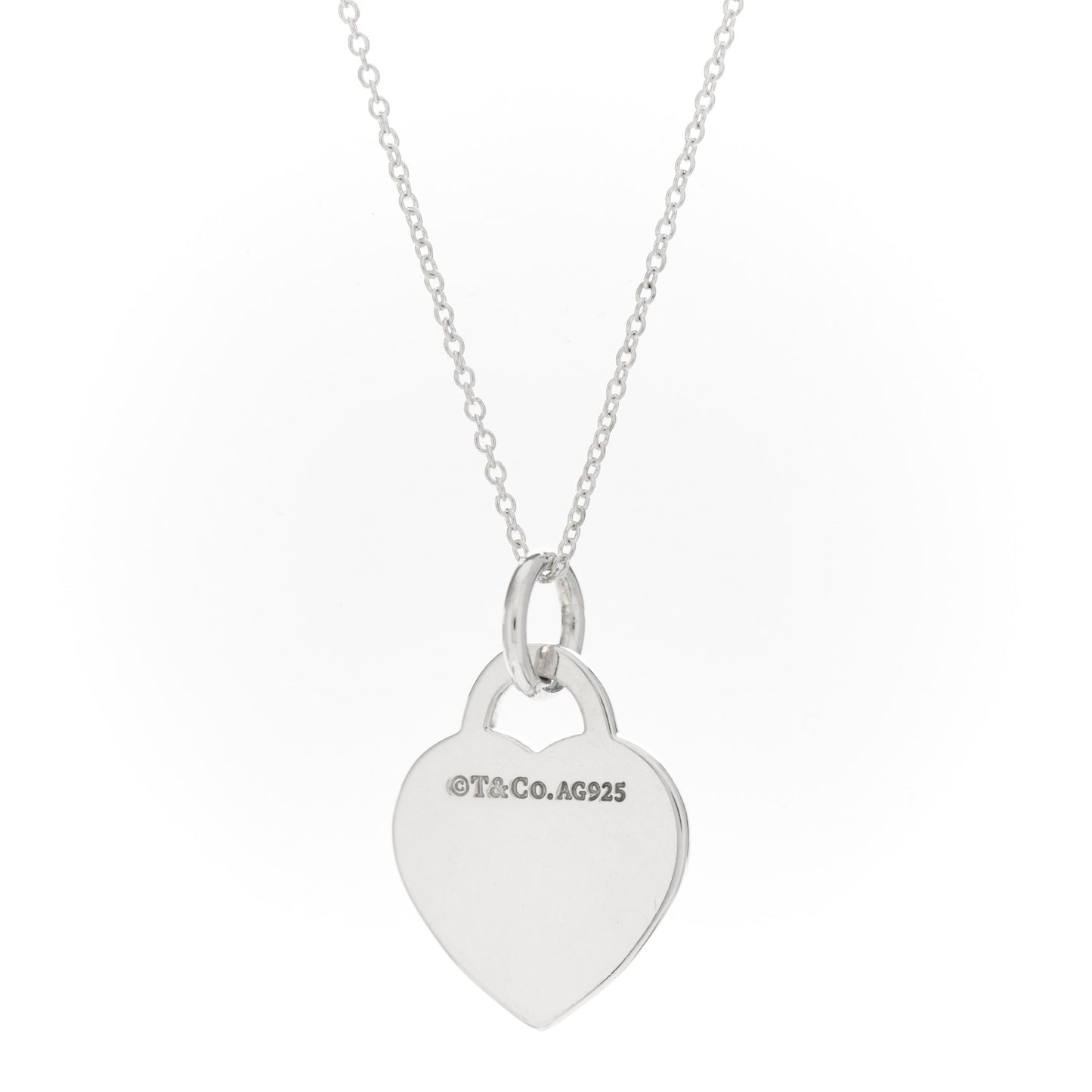 Sterling Silver Small Return to Tiffany Heart Pendant Necklace