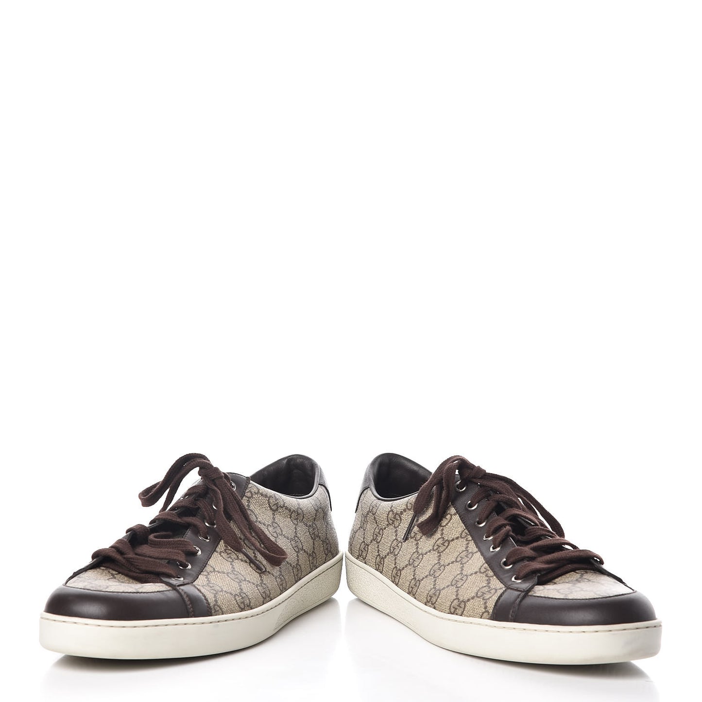 GG Supreme Monogram Mens Tessuto Sneakers 12 Ebony