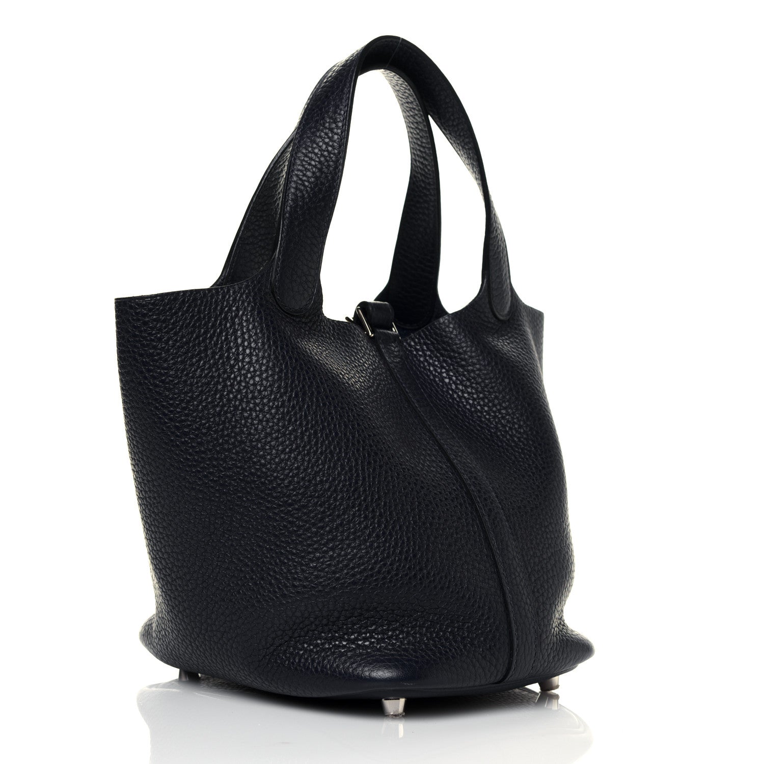 Hermes Taurillon Clemence Picotin Lock 18 PM Bleu Nuit 2 of 10