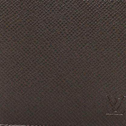 Louis Vuitton Taiga Mens Billfold Wallet 3 Flaps Grizzli 7 of 7