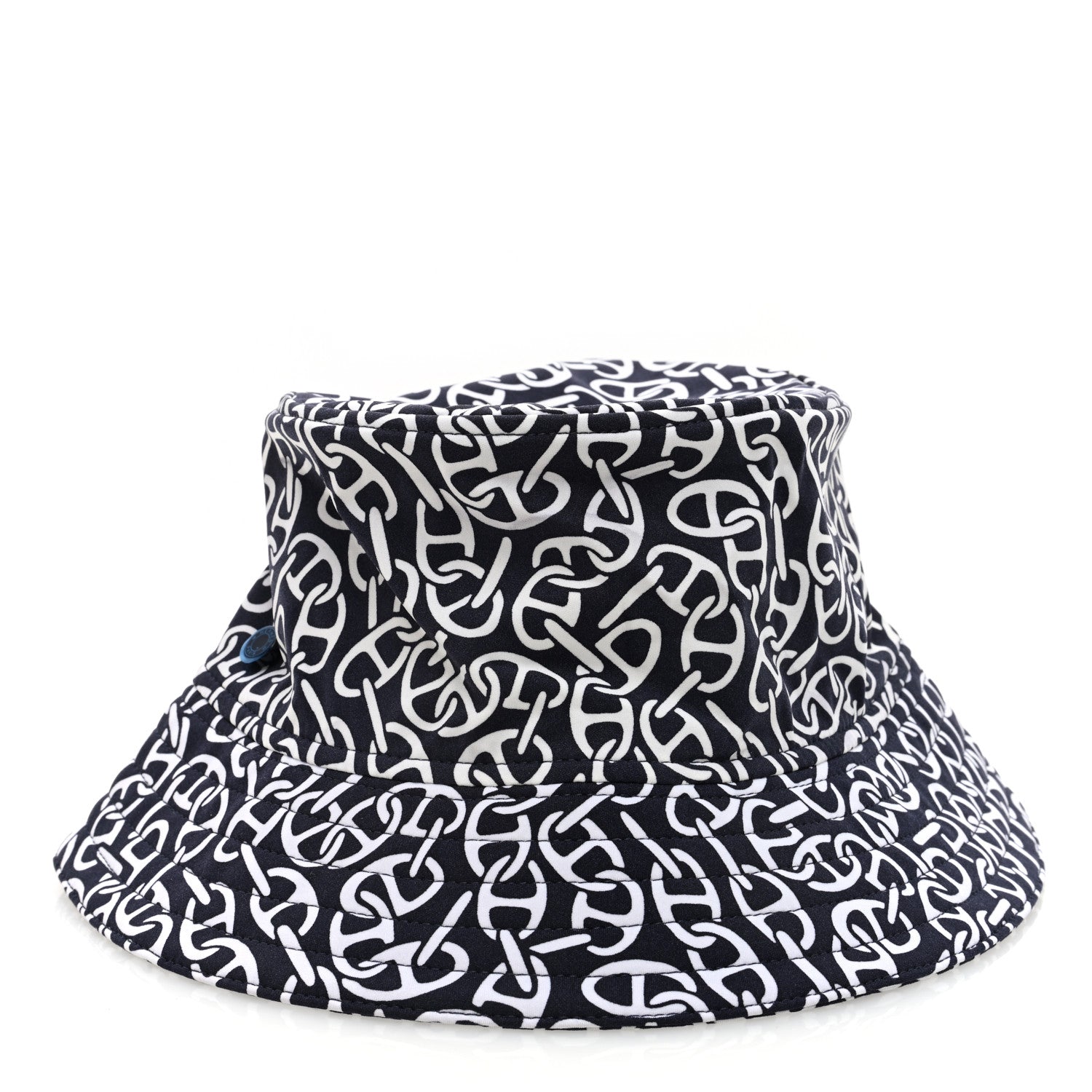Hermes Jersey Naoussa Harper Bucket Hat 58 Bleu Noir 1 of 9