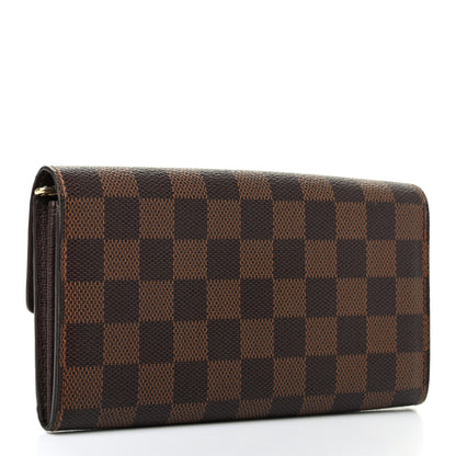 Louis Vuitton Damier Ebene Sarah Wallet 3 of 7