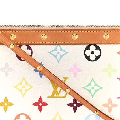 Louis Vuitton Monogram Multicolor Pochette Accessories White 8 of 11