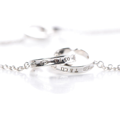 Tiffany Sterling Silver 1837 Interlocking Circles Pendant Necklace 5 of 5