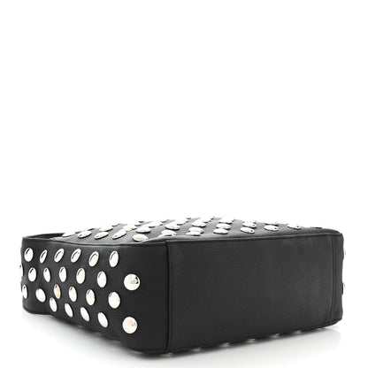 Khaite Pebbled Sport Calfskin Studded Elena Black 4 of 10