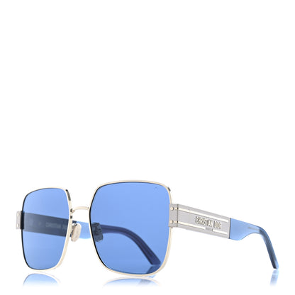 Christian Dior Diorsignature 60mm Square Sunglasses Shiny Gold Gradient Smoke 1 of 8