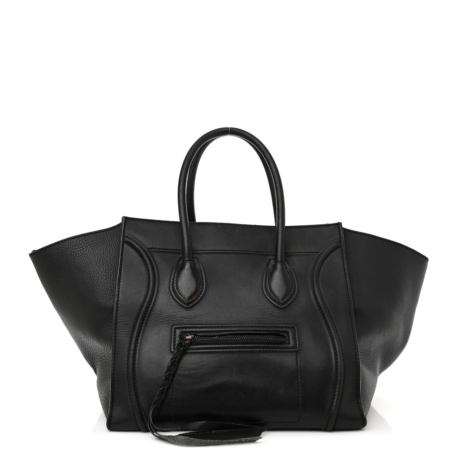 Celine Supple Calfskin Medium Phantom Luggage Black 1 of 25