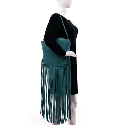Bottega Veneta Nappa The Fringe Pouch Shoulder Bag Linoleum 2 of 11