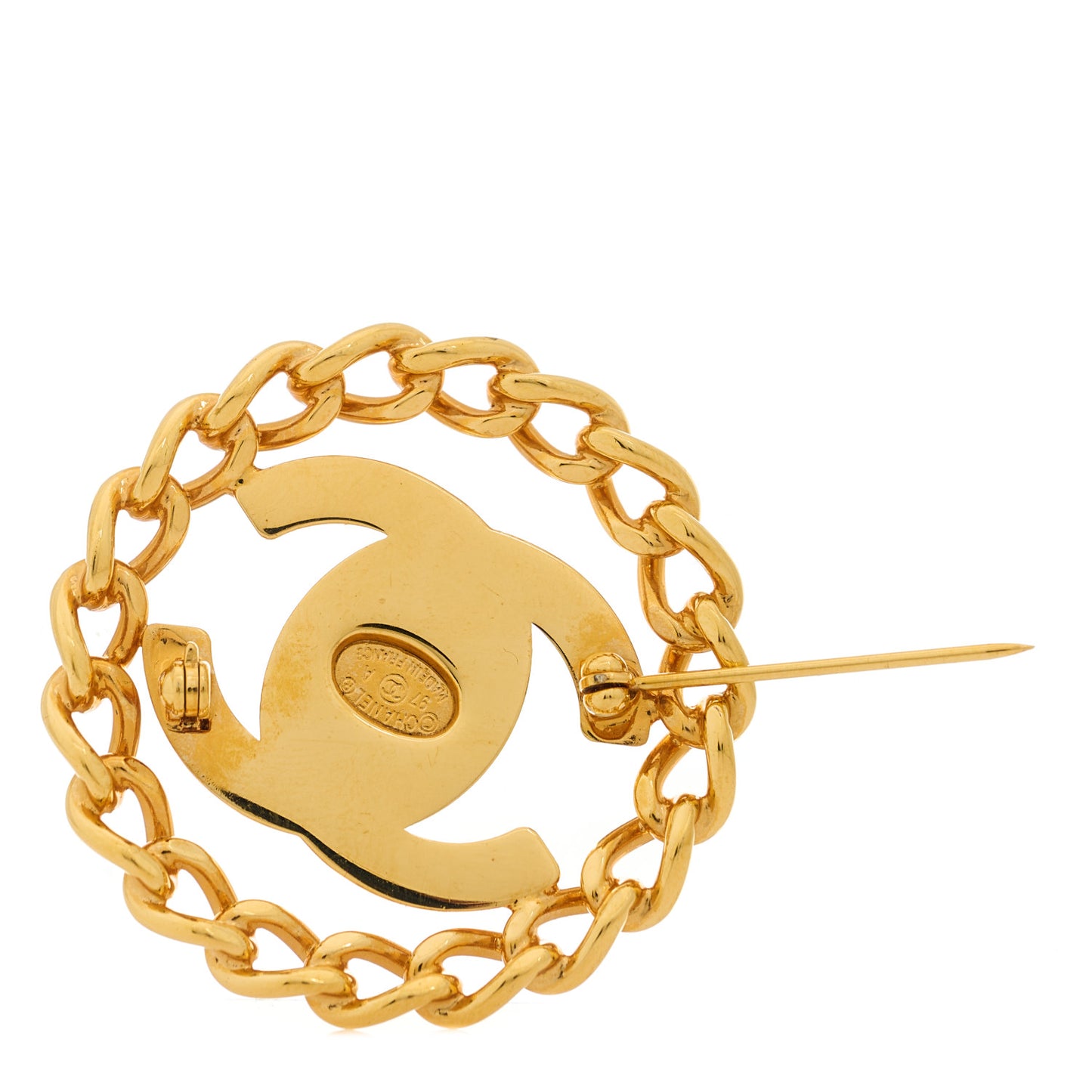 CC Brooch Gold