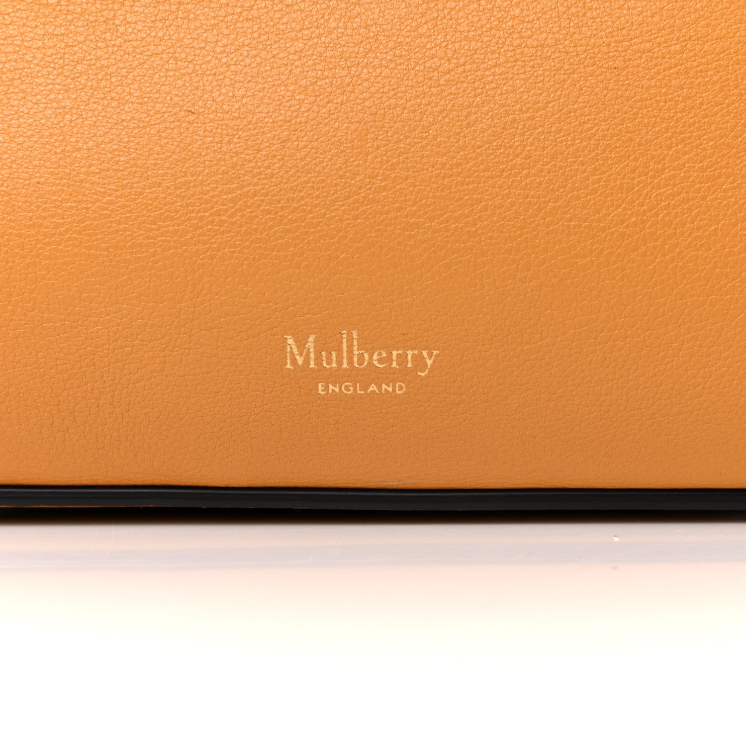 Mulberry Silky Calfskin Small Seaton Deep Amber 10 of 14
