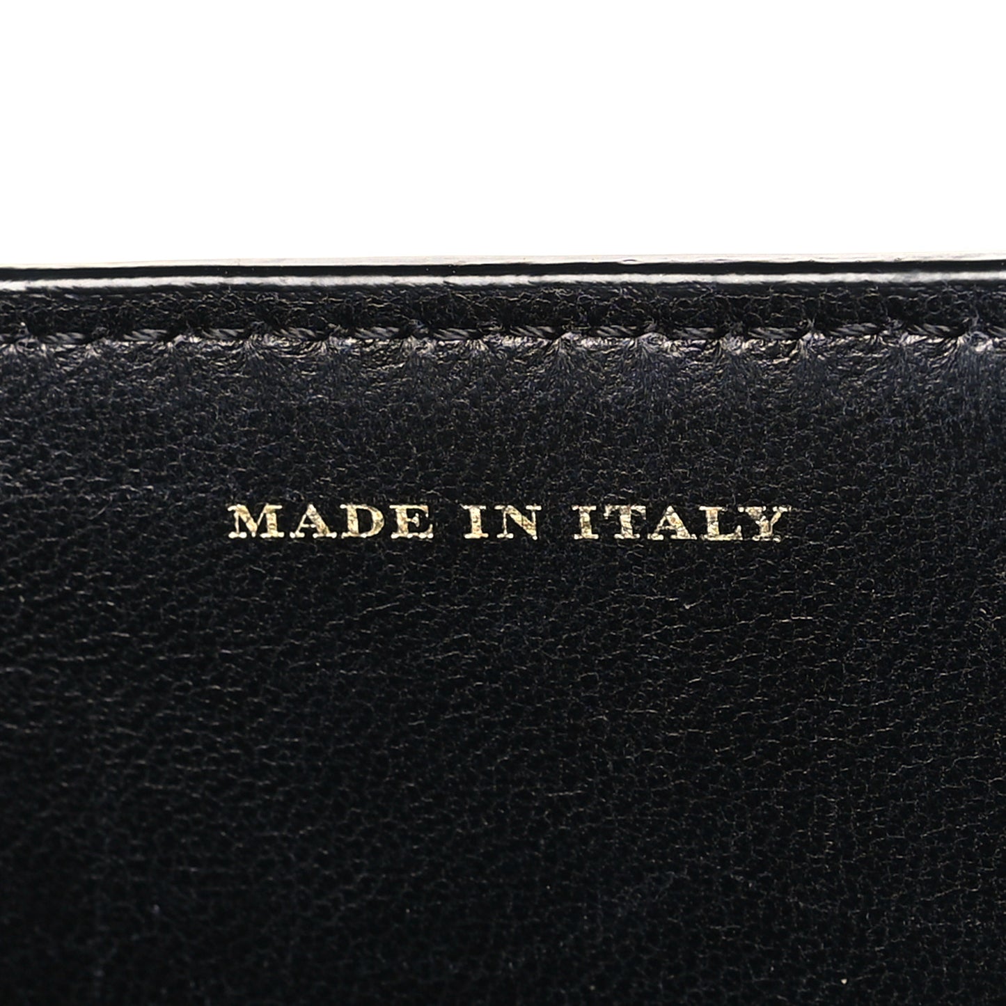 Smooth Calfskin Square Satchel Black