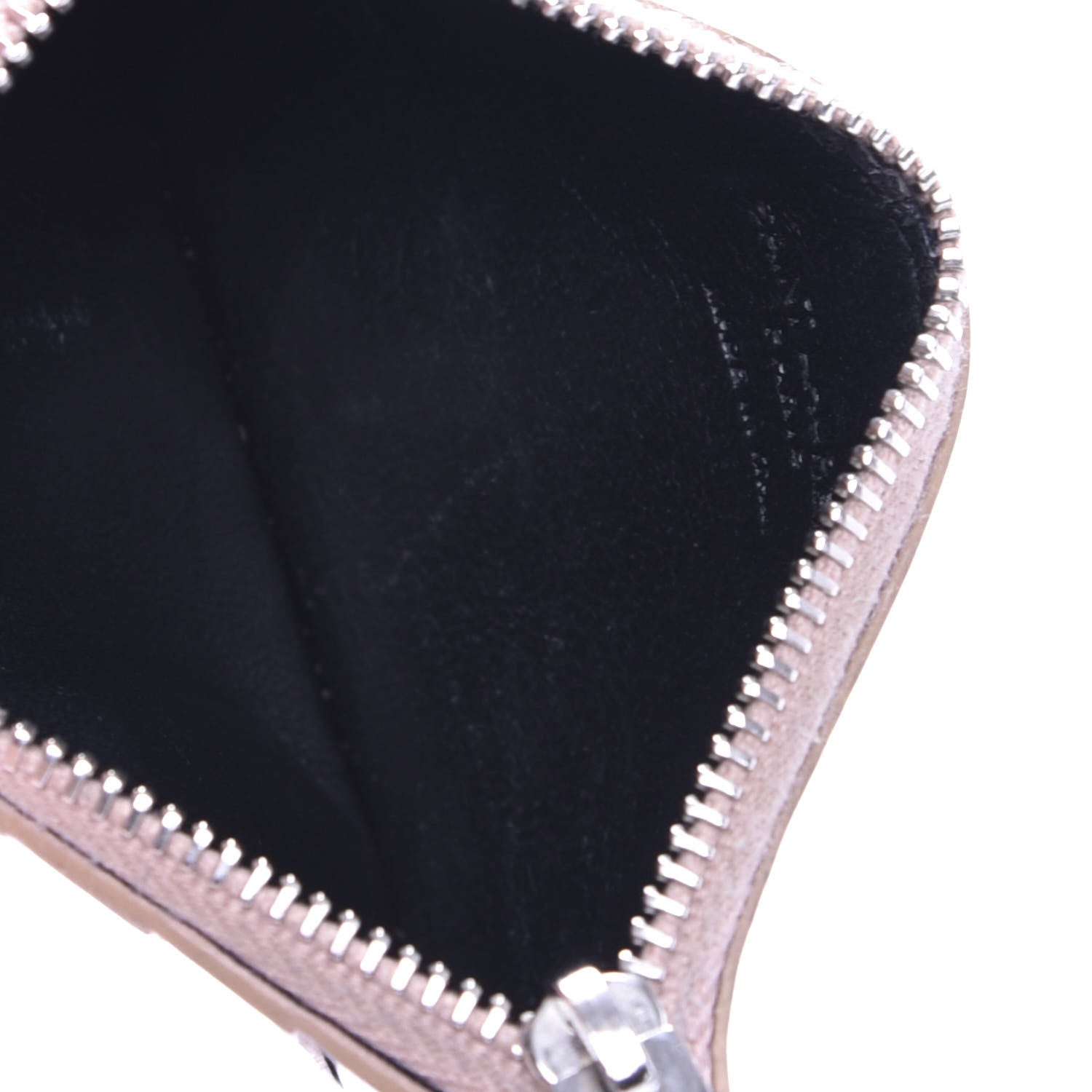 Saint Laurent Calfskin 5 Fragments Zip Pouch Card Holder Pale Pink 5 of 7