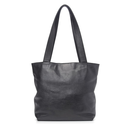 Chanel Lambskin CC Tote Black 1 of 15