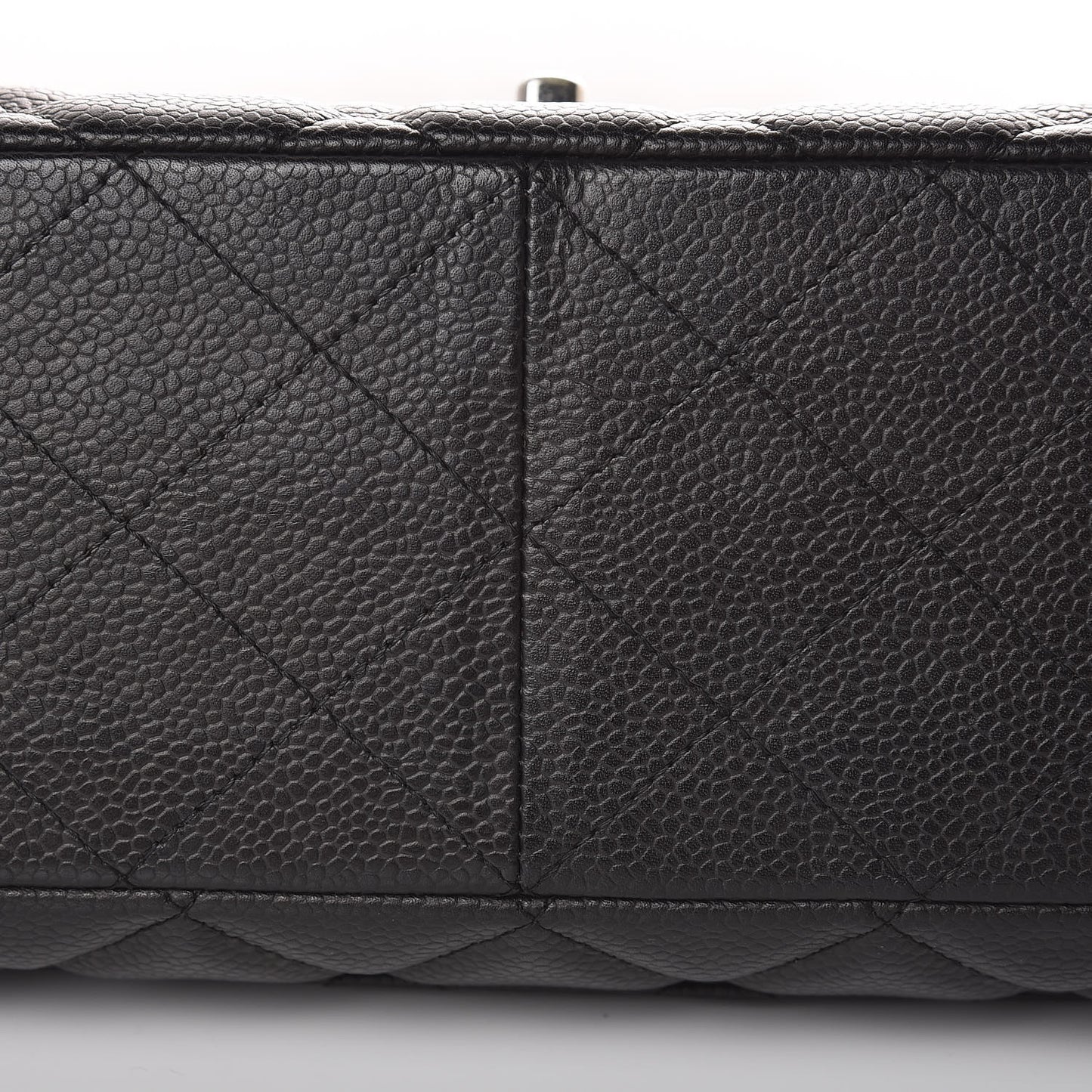Caviar Quilted Jumbo Single Flap Black