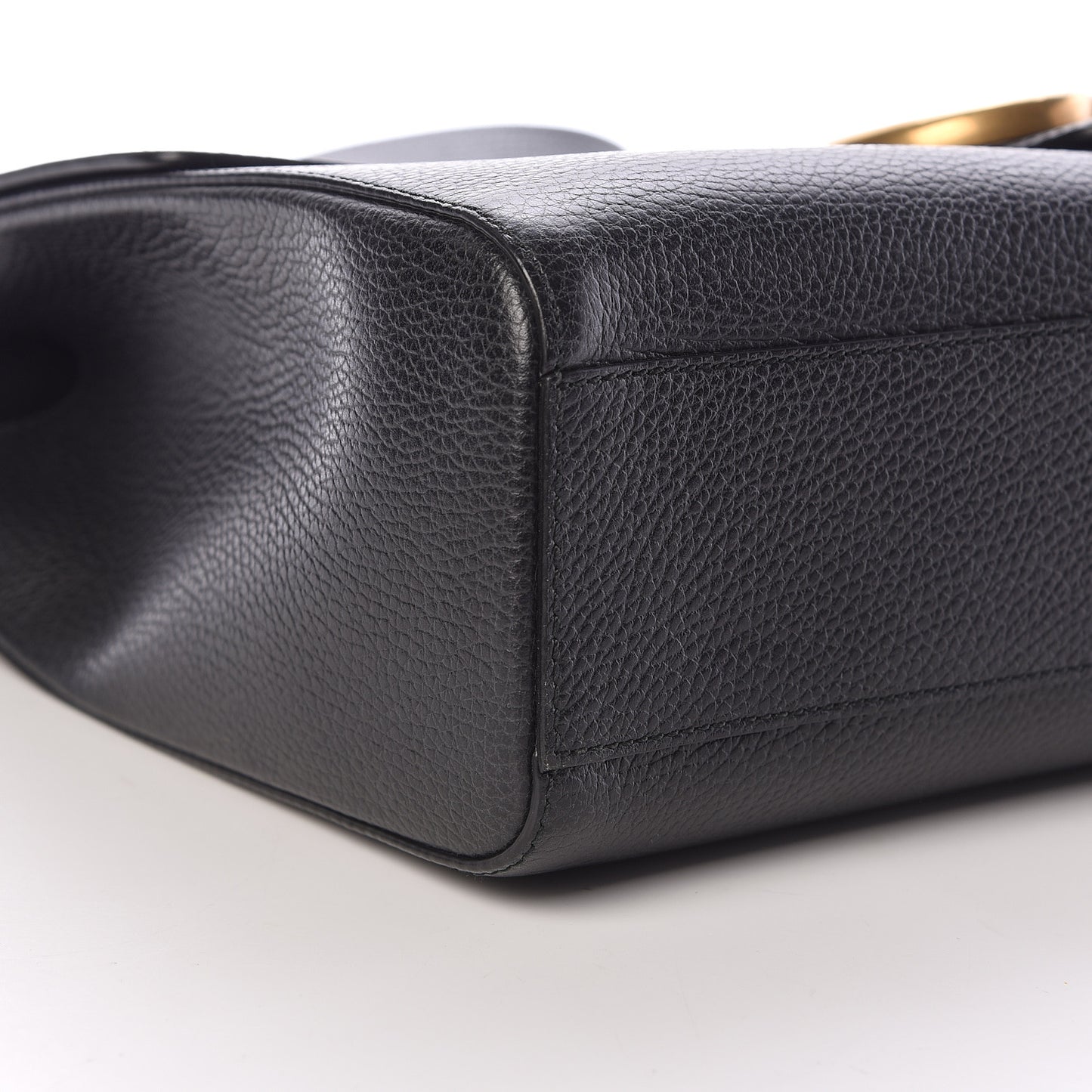 Calfskin GG Marmont Messenger Bag Black