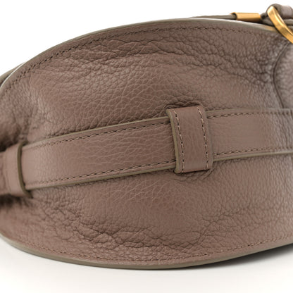 Chloe Calfskin Mini Marcie Round Crossbody Bag Nut 9 of 11
