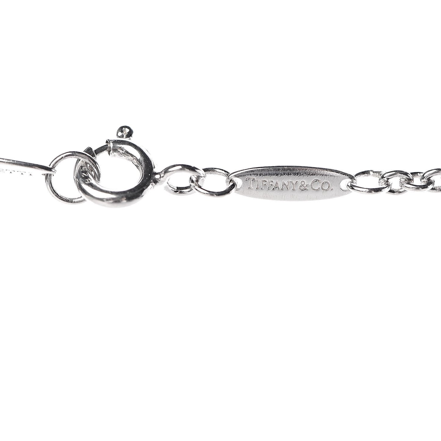 Sterling Silver Elsa Peretti Open Heart Lariat Necklace