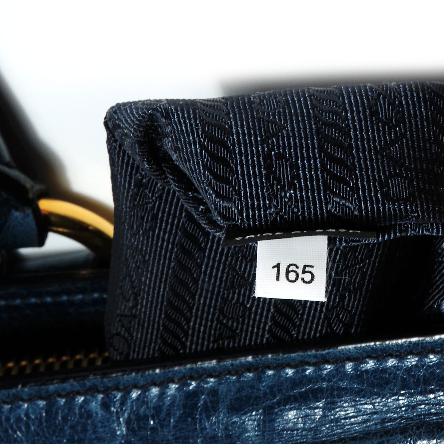 Vitello Shine Tote Denim