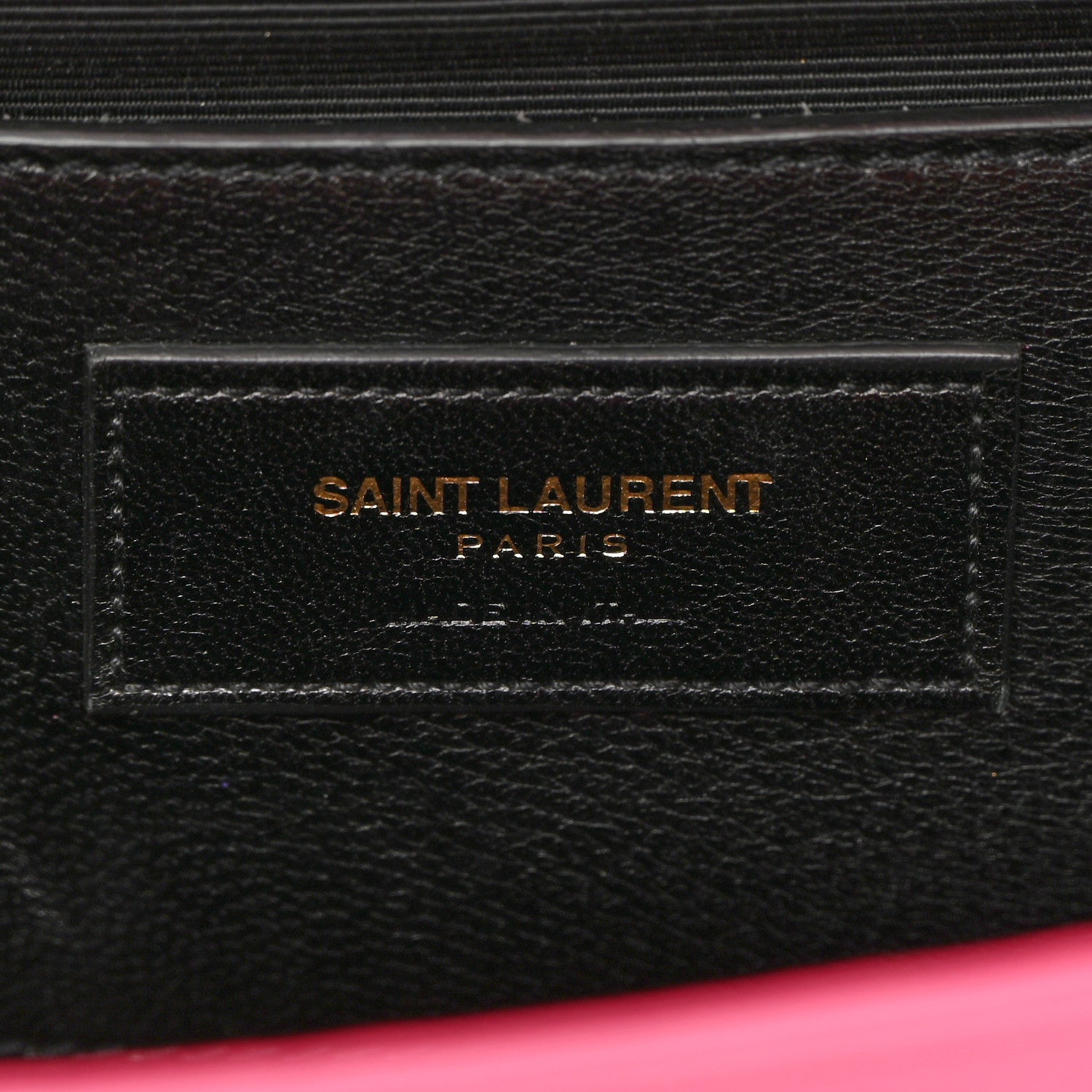 Saint Laurent Grain De Poudre Medium Monogram Kate Satchel Lipstick Fuchsia 7 of 13