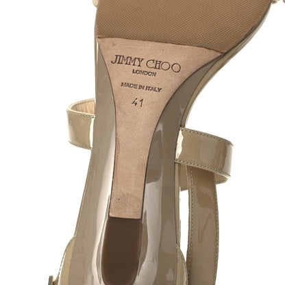 Jimmy Choo Patent Chiara Pumps 41 Nude 8 of 12